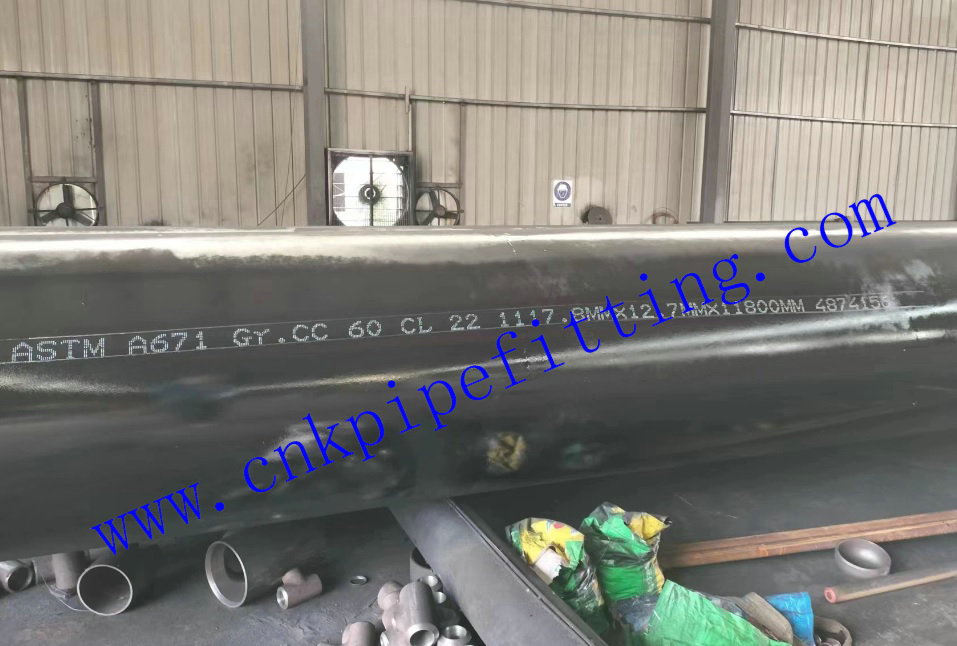 ASTM A671 CC70 EFW Pipe A671 Gr.CC70 Welded Pipe for Low Temperature ...