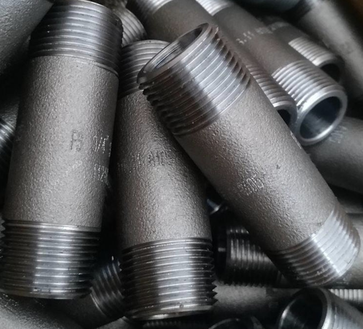 Astm A Grade B Seamless Nipples Tbe Threaded Both Ends Pipe